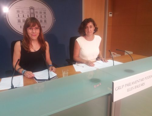 En el Parlamento Balear, Podemos lucha contra las violencias machistas